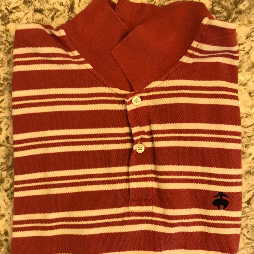 Red and White Brooks Brothers XL
